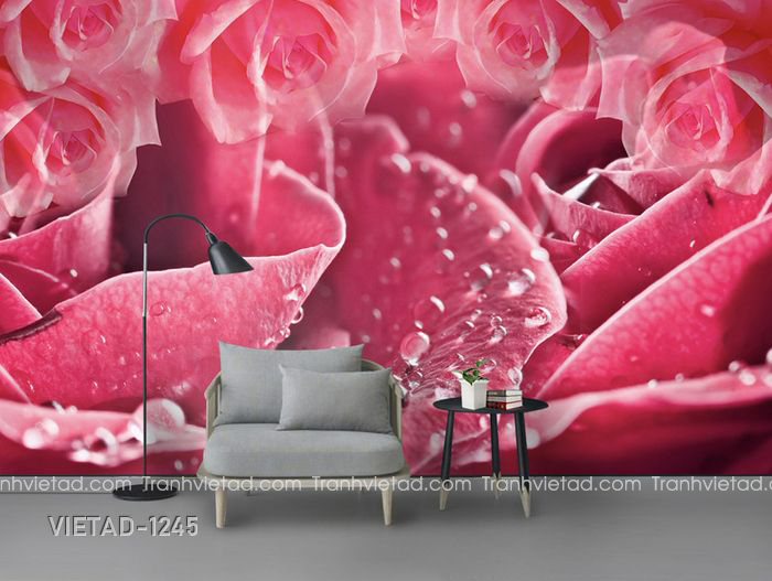 Tranh Dán Tường 3D Hoa Hồng: Với Tranh Dán Tường 3D Hoa Hồng, bạn sẽ được đắm mình trong không gian ngập tràn hoa hồng xinh đẹp. Sự kết hợp tinh tế giữa màu sắc và hình ảnh hoa, tranh dán tường sẽ khiến cho căn phòng của bạn trở nên ấn tượng và đầy nghệ thuật. Cùng chuyển đến không gian hoa hồng đầy mộng mơ với Tranh Dán Tường 3D Hoa Hồng.