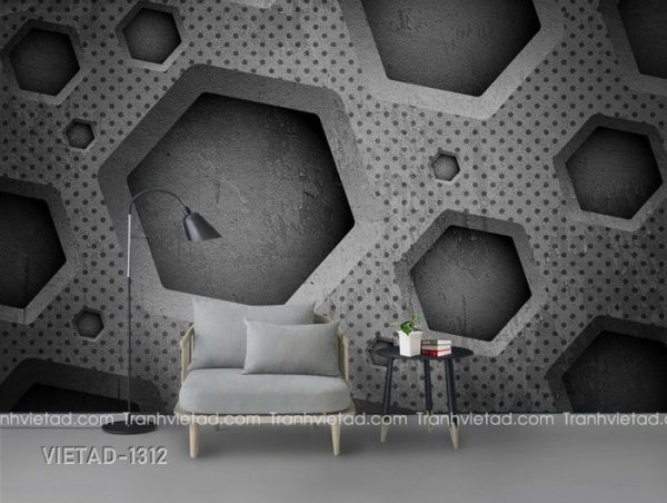Tranh Dán Tường 3D Không Gian VIETAD-1312